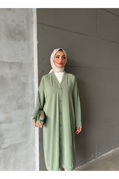 Aranlı tekstil Buttoned Standard Size Oversize Cap/Tunic