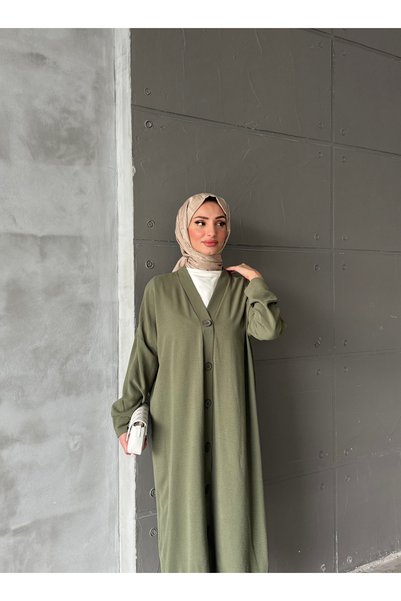 hacer ayaydın Buttoned Standard Size Oversize Cap/Tunic