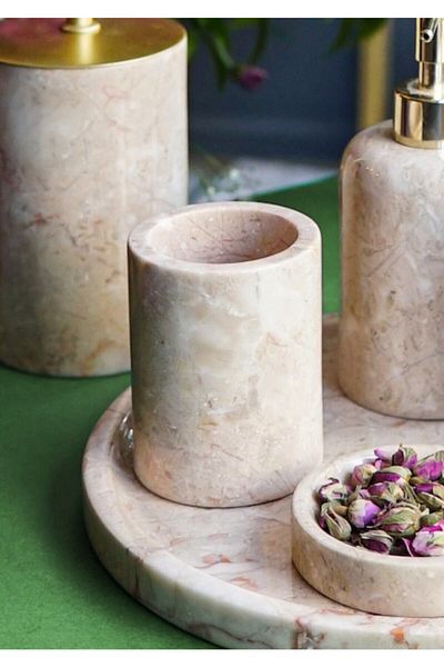 mar&more Rolin Marble Toothbrush Holder