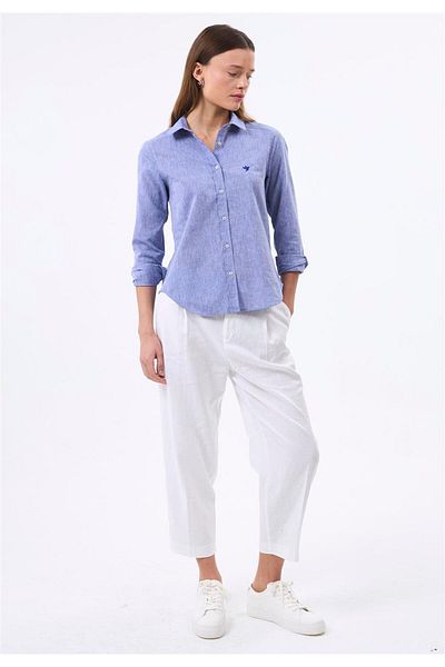 Felix Hardy Women's Long Sleeve Linen Shirt