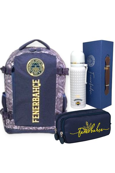 Fenerbahçe School-Backpack - Licensed Glass Lid Steel Thermos