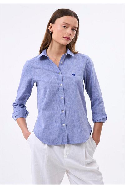 Felix Hardy Women's Long Sleeve Linen Shirt
