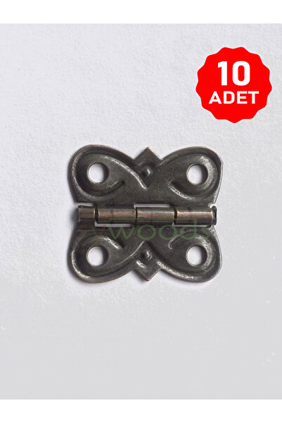 sywoods Gonca Menteşe 10 Adet Bakır Oksit 20x20 mm Kutu ve Sandık Menteşesi H...