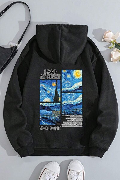 trendypassion Vangogh Printed Oversize Sweatshirt