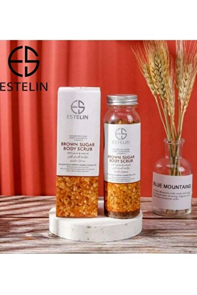 ESTELİN مقشر الجسم بالسكر البني 200 جرام