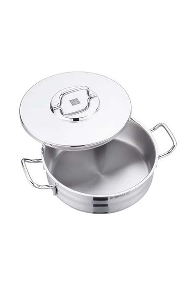 KORKMAZ Korkmaz Astra Low Steel Pot 26 cm Turkish 18/10 A2035
