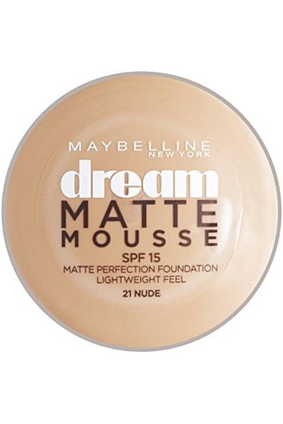 Maybelline New York Maybelline Dream Matte Mousse SPF 15 Foundation & Primer 21 Nude,18ml