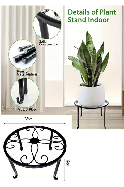 KL HOME Mini Aşk Model Metal Saksı Çiçek Bitki Saksılık-Bahçe Salon Balkon-İç...