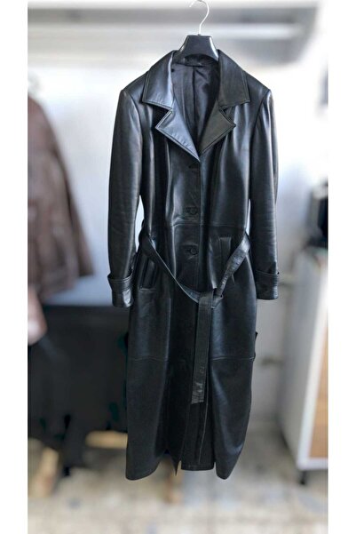 Zihni Leatherwork HAKİKİ DERİ KADIN PARDESÜ