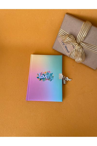 KESKİN COLOR Lockable Diary and Journal – 14X20 Cm, 80 Sheets (Assorted Cover Patterns)