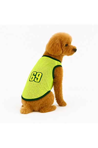 DOGİ&DOG Dogi&Dog Küçük Irk Neon 69 Kedi Köpek Atleti (1-10kg)