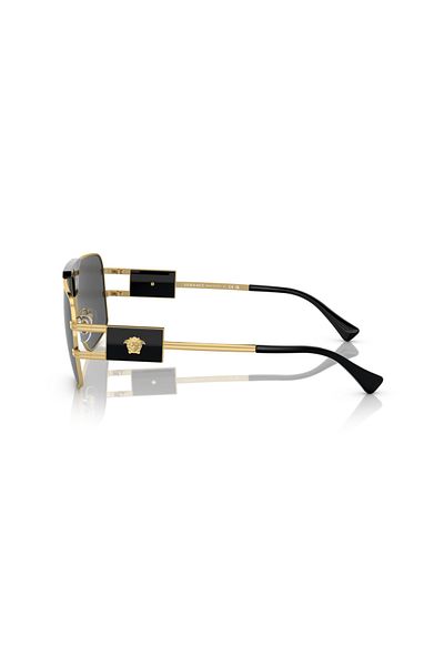 Ray-Ban Men Square Sunglasses- Ve 2251 - Lense Size:63mm - Gold