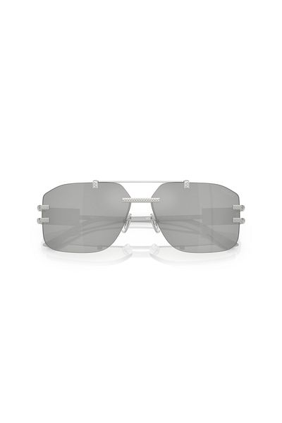 Ray-Ban Men Irregular Sunglasses- Ve 2275 - Lense Size:60mm - Silver
