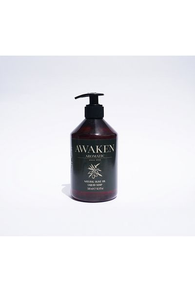 AWAKEN AROMATIC since 2024 Organic Vegan Olive Oil Liquid Castile Soap (All Skin Types), 500 ml