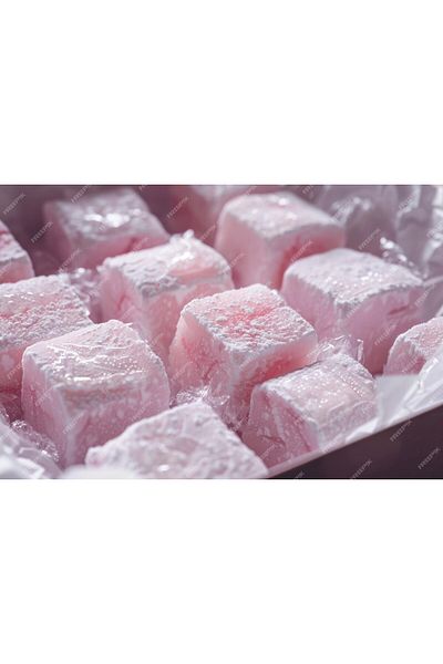 Seğmen Segmen Rose Turkish Delight – 500g Box