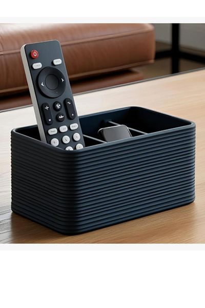 3DAKSESUAR Ribbed Design Remote Control Holder, Remote Control Case