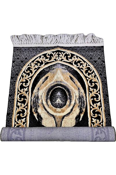 Generic Distinctive prayer rug in the shape of the Black Stone