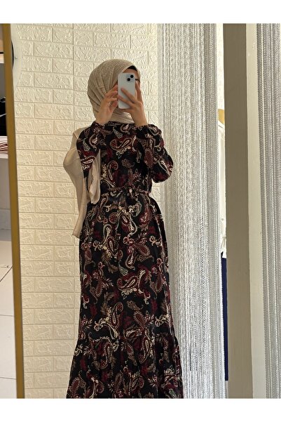 Butik Viskon Kumaş Elbise