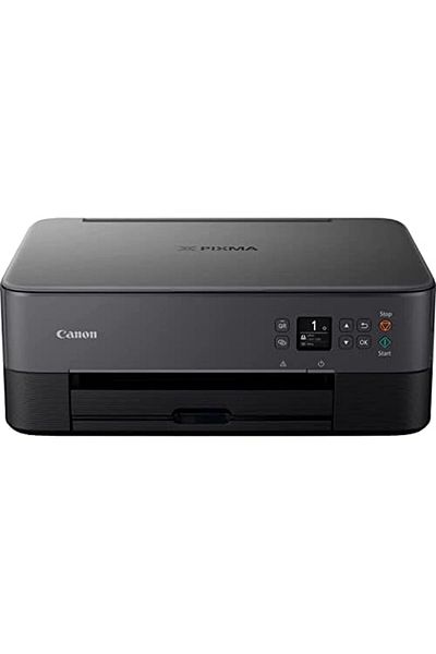 Canon طابعة لاسلكية Pixma TS5340A (طباعة، نسخ، مسح ضوئي)، لون أسود، نافثة للحبر