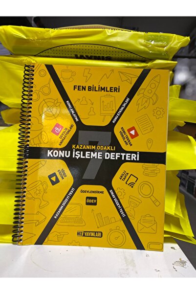 Yanıt Yayınları HIZ 7 FEN DEFTER GÜNCEL