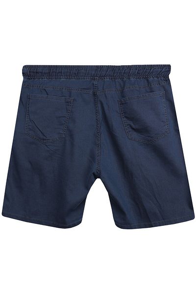 tambattal Plus Size Lycra Lace-Up Denim Shorts (Wide Comfortable Fit)