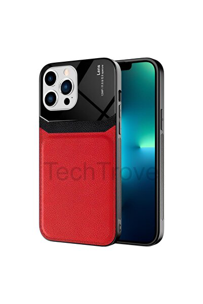 Hatreds Apple iPhone 13 Pro Kılıf Derili Dizayn Yeni Tasarım Soft Elde Kaymay...