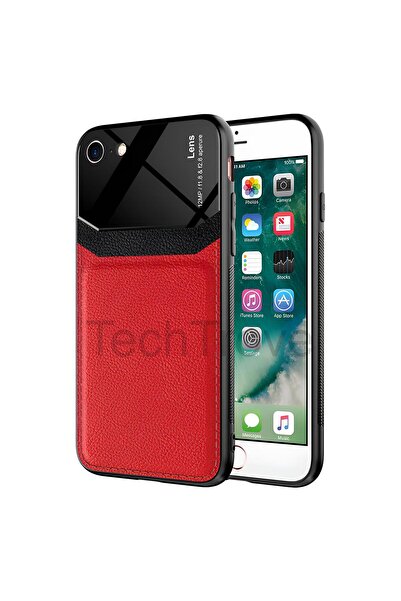 Hatreds Apple iPhone SE 2022 Kılıf Derili Dizayn Yeni Tasarım Soft Elde Kayma...