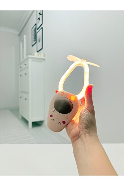 Store Avokado Görünümlü Elde ve Masada Kullanılabilir Boyun Askılı Şarjlı Ayn...