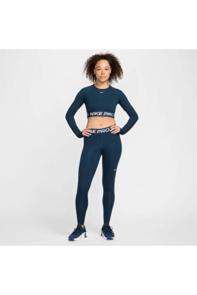 Nike Pro 365 Kadın Lacivert Antrenman Tayt