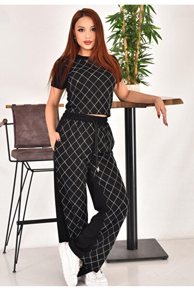 Nivora Style Diamond Patterned Stone Comfortable Double Set