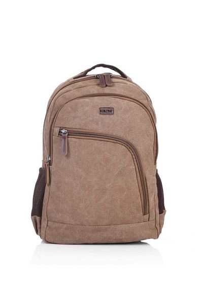 ÇÇS Canvas Waterproof Laptop Compartment Backpack
