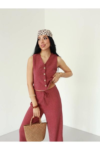 Ekim Store Two Piece Sets - Bordeaux - Regular fit