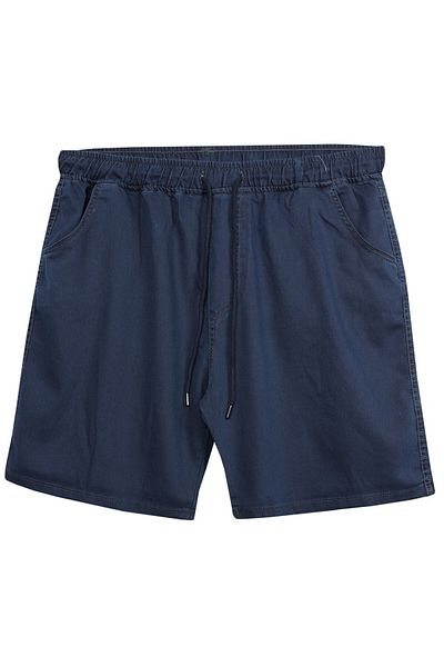 tambattal Plus Size Lycra Lace-Up Denim Shorts (Wide Comfortable Fit)