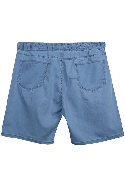 tambattal Plus Size Lycra Lace-Up Denim Shorts (Wide Comfortable Fit)