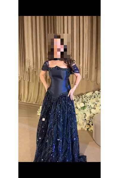 NR FASHION Evening & Prom Dress - Dark blue - Mom
