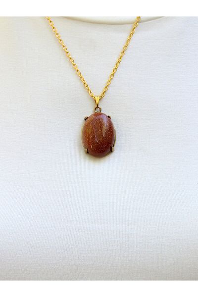 esha Natural Stone Star Natural Stone Women's Antique Necklace Euk36Y
