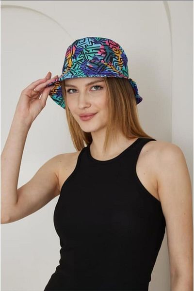 FRESCO SCARFS Unisex Summer Bucket Colorful Hat