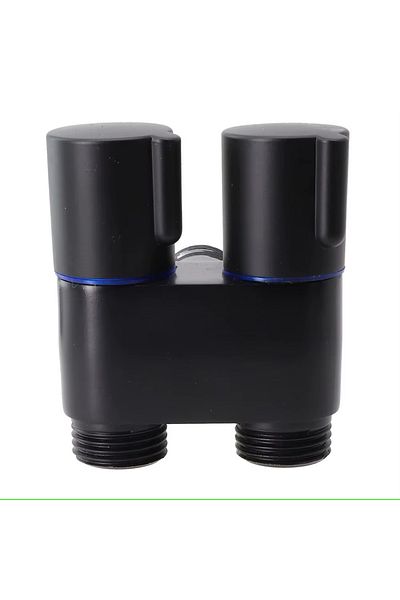 EBDAA HOME Black double angle valve