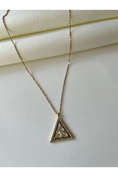 Nilsu Jewellery Accessory Çelik Vintage Lale Detaylı Kadın Kolye