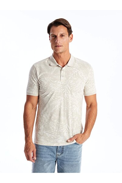 LC Waikiki SOUTHBLUE Tricou cu mânecă scurtă cu guler polo bej pentru bărbați