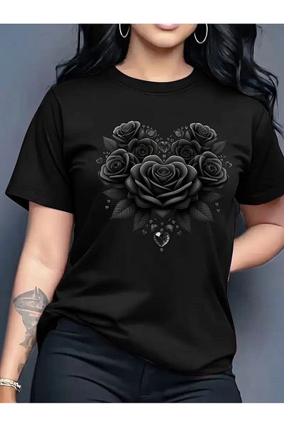 LEIVOR T-Shirt - Black - Regular fit