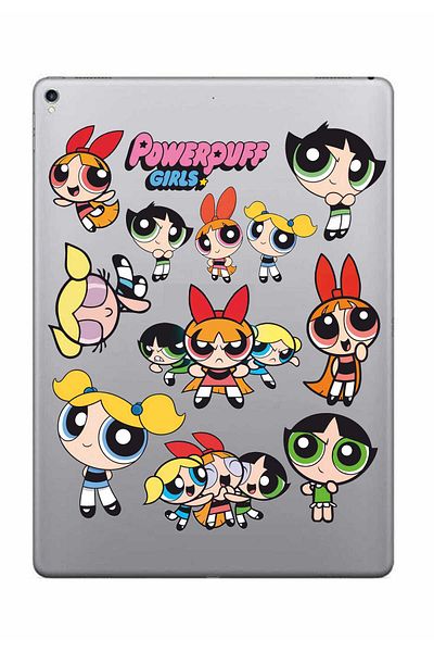 hediyenebak Powerpuff Girls Series 1 Sticker Set |   Laptop Agenda Pc Tablet Phone Notebook Sticker Bullet Journal