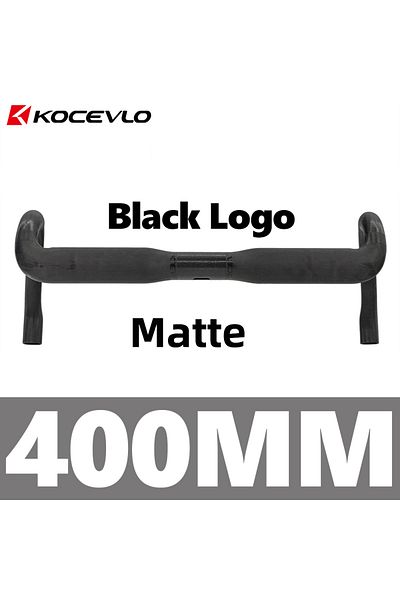 Choice Black 400mm matte Kocevlo SL Road Carbon handlebar ultra light 150g Compatible internal cabling sys