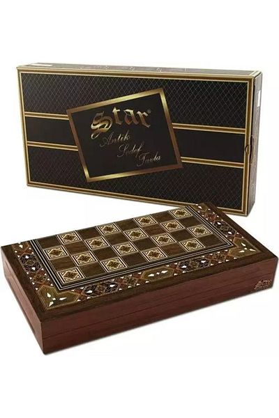 Art Tone Star Backgammon Set 1021781 Antique Mosaic 14+