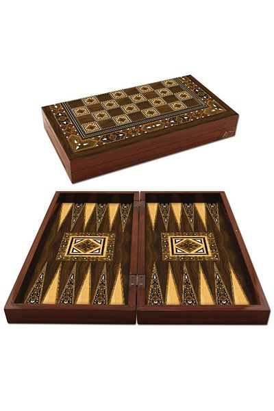 Art Tone Star Backgammon Set 1021781 Antique Mosaic 14+