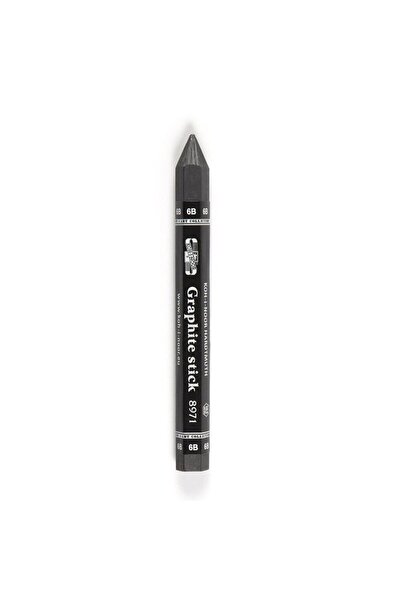 Koh-i Noor Koh-I-Noor Jumbo Woodless Charcoal Graphite Pencil 8971 6B