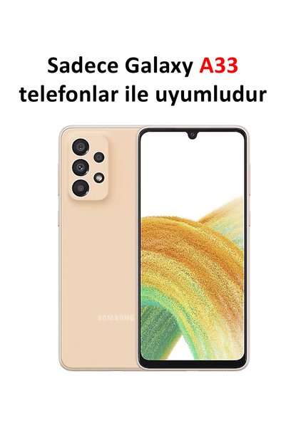 CEPSTOK Case for Samsung Galaxy A33 Soft Glossy Silicone with Edge Details