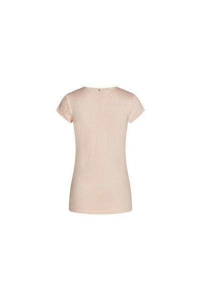 Marc Aurel Rundhals T-shirt Für Damen In Beige