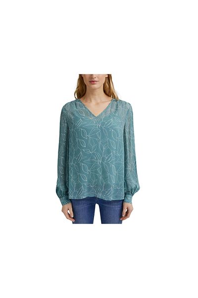 Esprit Langarmbluse für Damen v türkis