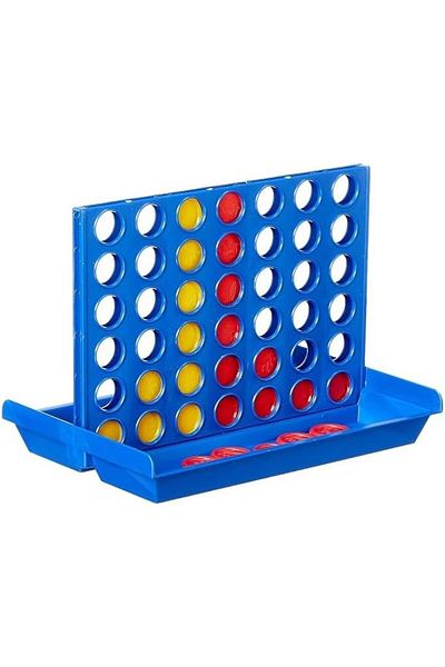 Other Small Bingo Game 4 in a Row, Compact Strategy Board Game for Kids and Adults